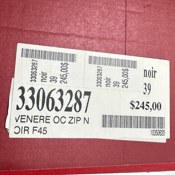 OLANG Venere made Republic Czech lace & zipper Wedge Black Boots 8.5 M - Picture 8 of 9